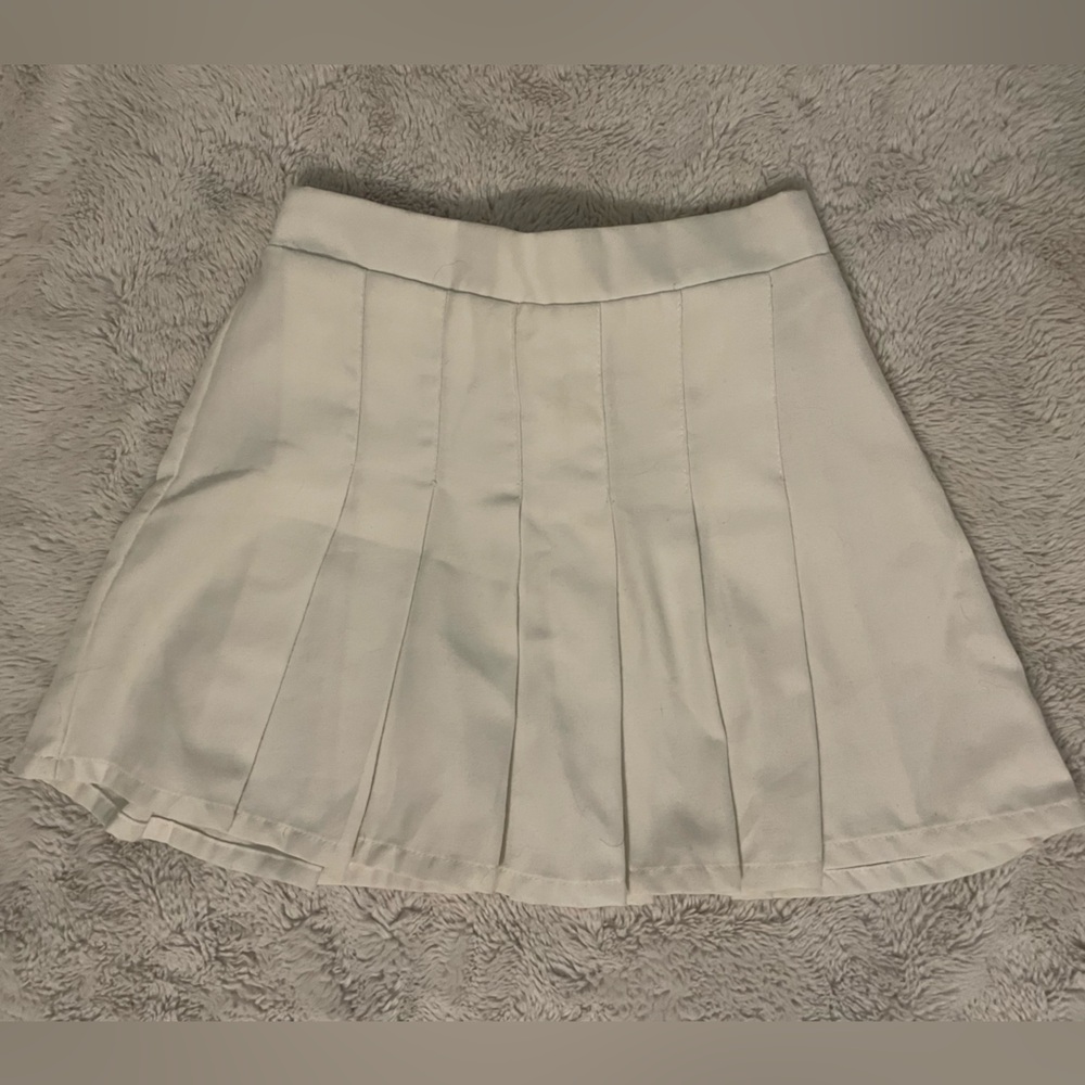 Urban Planet White Pleated Skirt